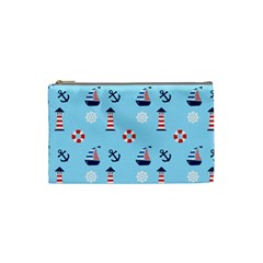 Sailing The Bay Cosmetic Bag (small) by StuffOrSomething