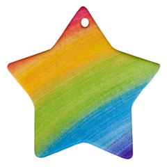 Acrylic Rainbow Star Ornament by StuffOrSomething