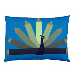 Pencil Peacock Pillow Case by Contest1897862