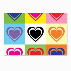 Hearts Postcard 4 x 6  (10 Pack) by Siebenhuehner