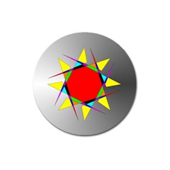 Star Magnet 3  (round) by Siebenhuehner