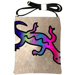 Lizard Shoulder Sling Bag by Siebenhuehner