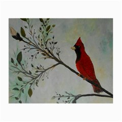 Sweet Red Cardinal Glasses Cloth (small, Two Sided)