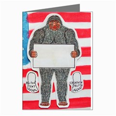 2 Big Foot Text On U S A Greeting Card (8 Pack) by creationtruth