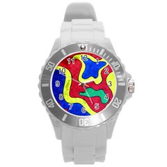 Abstract Plastic Sport Watch (large) by Siebenhuehner