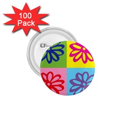 Flower 1 75  Button (100 Pack) by Siebenhuehner