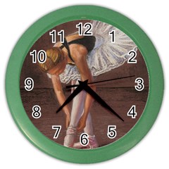 Ballerina Wall Clock (color) by TonyaButcher