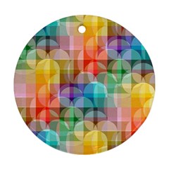 Circles Round Ornament (two Sides) by Lalita