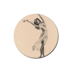 Graceful Dancer Drink Coaster (round) by TonyaButcher