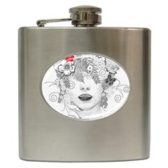 Flower Child Hip Flask by StuffOrSomething