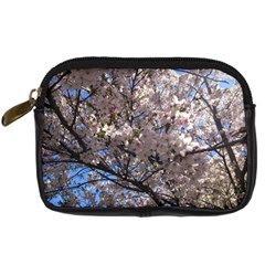 Sakura Tree Digital Camera Leather Case by DmitrysTravels