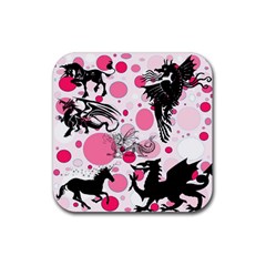 Fantasy In Pink Drink Coasters 4 Pack (square) by StuffOrSomething