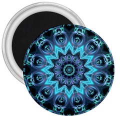 Star Connection, Abstract Cosmic Constellation 3  Button Magnet by DianeClancy
