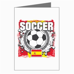 Soccer Spain Greeting Card by MegaSportsFan