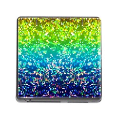 Glitter 4 Memory Card Reader With Storage (square) by MedusArt
