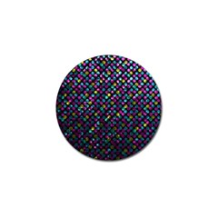 Polka Dot Sparkley Jewels 2 Golf Ball Marker by MedusArt