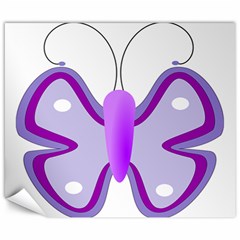 Cute Awareness Butterfly Canvas 8  X 10  (unframed) by FunWithFibro