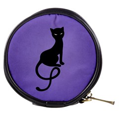 Purple Gracious Evil Black Cat Mini Makeup Case by CreaturesStore