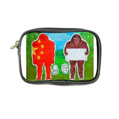 2 Yeh Ren,text & Flag In Forest  Coin Purse by creationtruth
