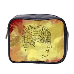 Brain Map Mini Travel Toiletry Bag (two Sides) by StuffOrSomething