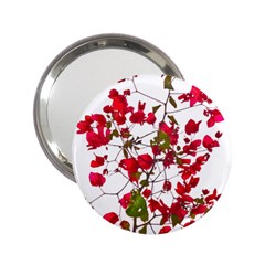 Red Petals Handbag Mirror (2 25 ) by dflcprints