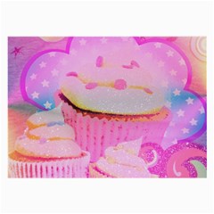 Cupcakes Covered In Sparkly Sugar Glasses Cloth (large) by StuffOrSomething