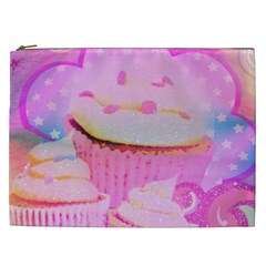 Cupcakes Covered In Sparkly Sugar Cosmetic Bag (xxl) by StuffOrSomething