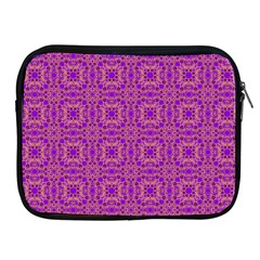 Purple Moroccan Pattern Apple Ipad Zippered Sleeve by SaraThePixelPixie