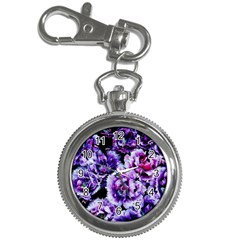 Purple Wildflowers Of Hope Key Chain Watch by FunWithFibro