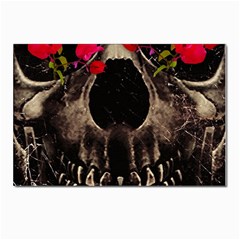 Death And Flowers Postcard 4 x 6  (10 Pack) by dflcprints