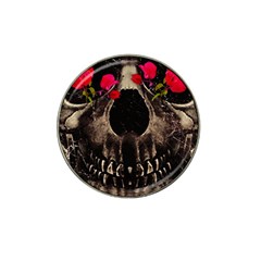 Death And Flowers Golf Ball Marker (for Hat Clip) by dflcprints