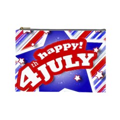 4th Of July Celebration Design Cosmetic Bag (large) by dflcprints
