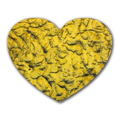 The Look Of Gold Mouse Pad (heart) by TheWowFactor