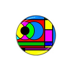 Mondrian Golf Ball Marker 4 Pack (for Hat Clip) by Siebenhuehner