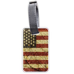 Vinatge American Roots Luggage Tag (one Side) by dflcprints