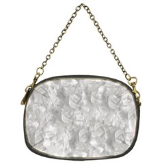 Abstract In Silver Chain Purse (one Side)