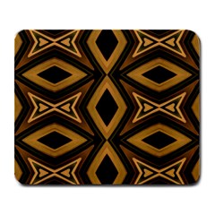 Tribal Diamonds Pattern Brown Colors Abstract Design Large Mouse Pad (rectangle) by dflcprints