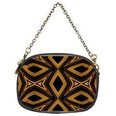 Tribal Diamonds Pattern Brown Colors Abstract Design Chain Purse (one Side) by dflcprints