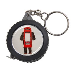 Big Foot In Phonebox  Measuring Tape by creationtruth