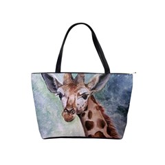 Giraffe Large Shoulder Bag by ArtByThree