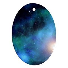 Amazing Universe Oval Ornament (two Sides) by StuffOrSomething