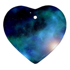 Amazing Universe Heart Ornament (two Sides) by StuffOrSomething