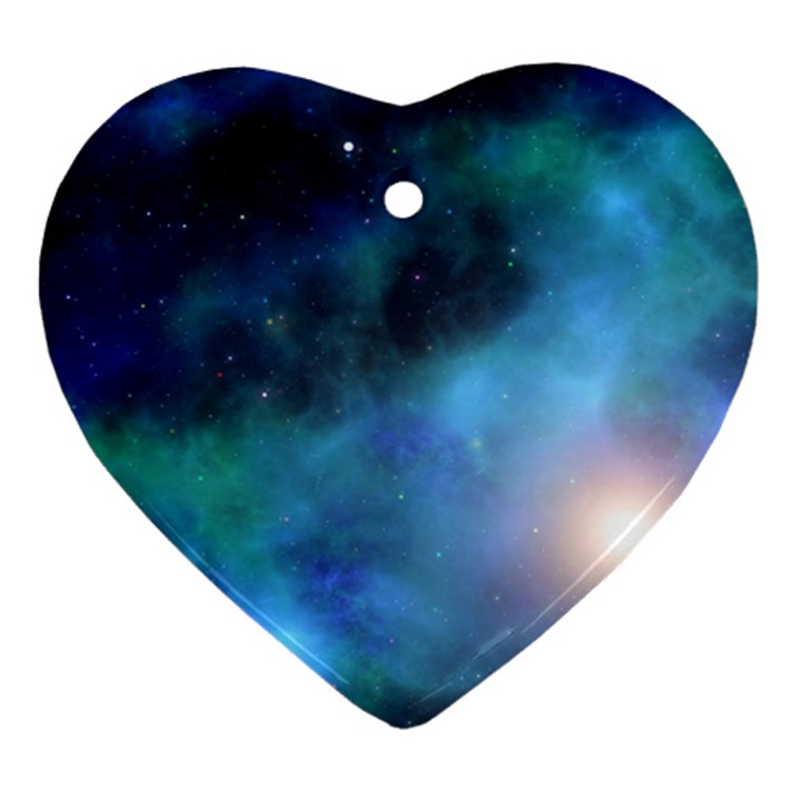 Amazing Universe Heart Ornament (Two Sides)