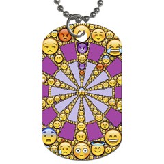 Circle Of Emotions Dog Tag (one Sided) by FunWithFibro