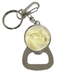  Cream Rose Bottle Opener Key Chain by Colorfulart23