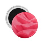 Pink Silk Effect  2.25  Button Magnet