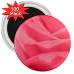 Pink Silk Effect  3  Button Magnet (100 pack)