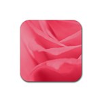 Pink Silk Effect  Drink Coaster (Square)