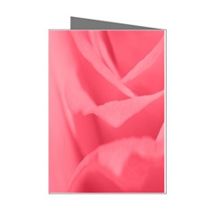 Pink Silk Effect  Mini Greeting Card (8 Pack) by Colorfulart23