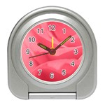 Pink Silk Effect  Desk Alarm Clock